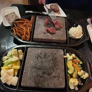 steak, food
