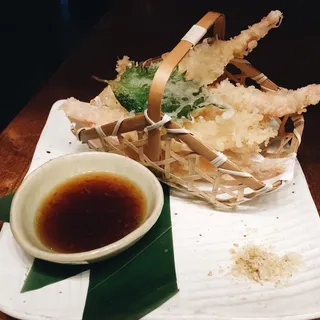 Tiger Prawn Tempura, Pink Peppercorn Tentsuyu