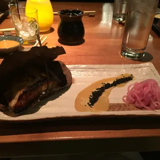 Yuzu Miso Marinated Black Cod, Pickled Red Onion**