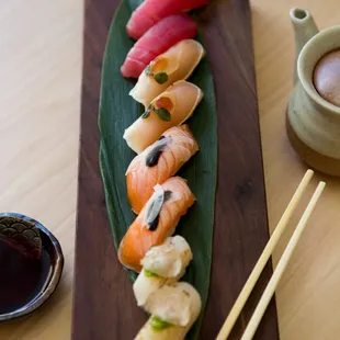 sushi, sushi and sashimi, food, sashimi