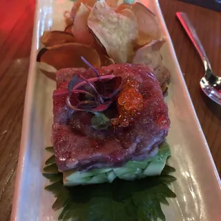 Spicy Big Eye Tuna, Crispy Rice, Avocado, Unagi Sauce