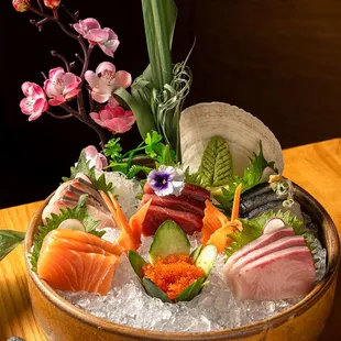 sushi and sashimi, sushi, sashimi, food