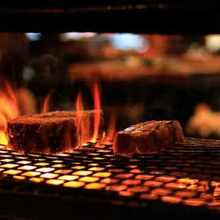 interior, steak