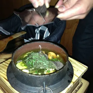 Japanese Mushroom Rice Hot Pot
