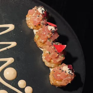 Ginger Tuna Crispy Rice