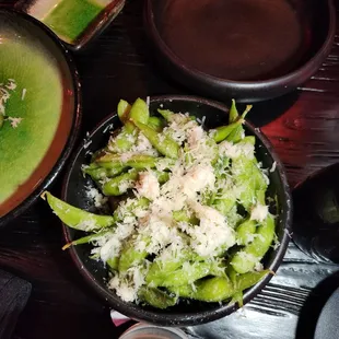 Garlic Parmesan Edamame