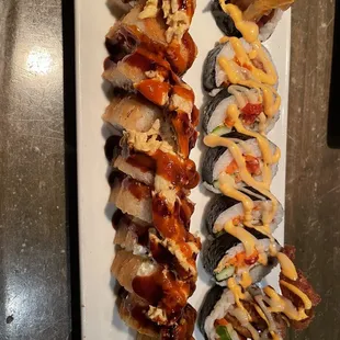 Sushi rolls were amazing!