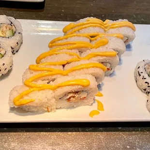 California Roll and Roka Roll