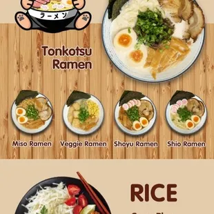 ramen and noodles