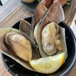 Miso Garlic Mussels...