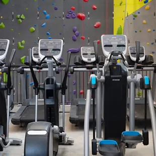 Two story fitness area with full cardio and weights sections.  Everything you could imagine!  Plus, an epic view.