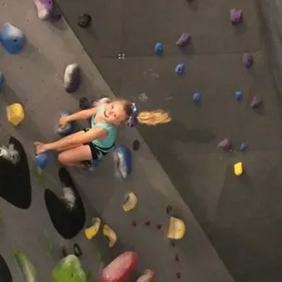 Climb upside down out of the cave!