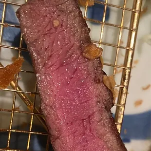 Friend shared a piece of her steak
