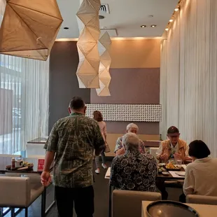 Inside the restaurant.............there is limited seating within the restaurant due to Covid-19.