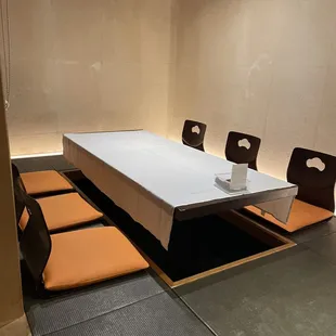 Cute interior room for special occasions or group meetings.