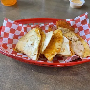 Quesadillas off kid&apos;s menu