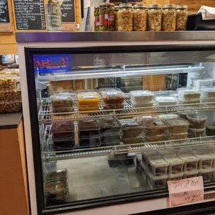 a refrigerated display case