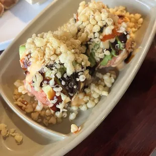 Dinosaur Eggs (Spicy Tuna/Fresh Avocado) @ Roku in Bargersville IN (USA).