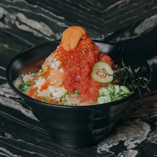 Kaisendon. Available for dine-in only until 4pm.