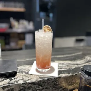 Some kind of a spritzer drink