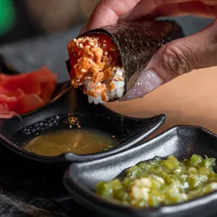 Spicy Salmon Donburi