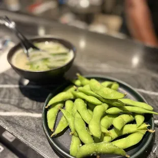 Miso Soup &amp; Edamame