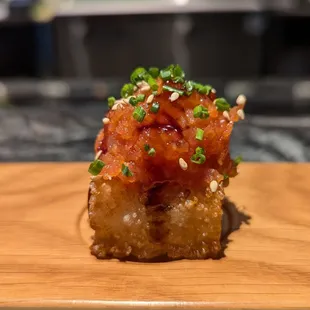 Crispy rice tartare