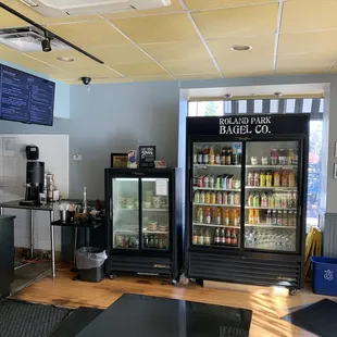 the inside of a restaurant