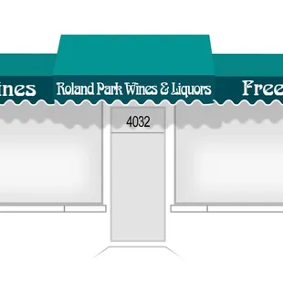 the front of the store