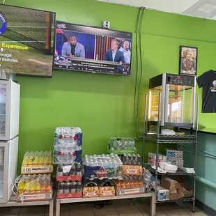 View from the counter