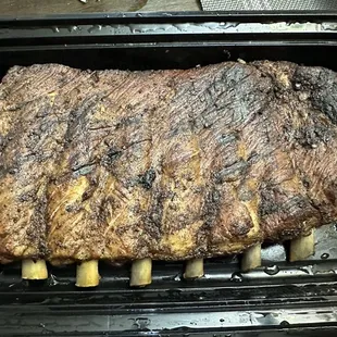 Jerk Ribs were good but need sauce