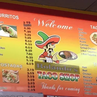 Center menu