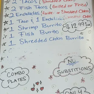Mon-Friday Specials