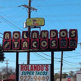 Iconic restaurant sign