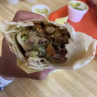 Carne asada burrito heaven