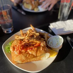 The Famous Hot Lobster Roll Sandwich