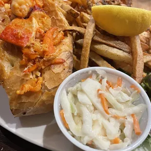 The Famous Hot Lobster Roll Sandwich