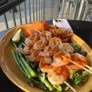Shrimp skewers