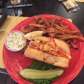 The Famous Hot Lobster Roll Sandwich