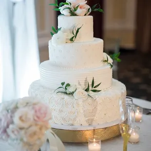a wedding cake