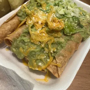 5 Rolled tacos