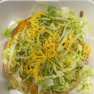 Bean tostada