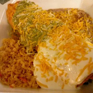 #13 Chimichanga meal