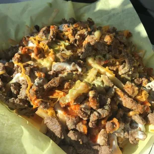 Carne Asada fries  got me hooked!