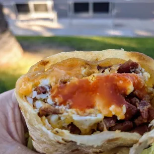 Breakfast Burrito with Bacon