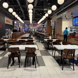 The food court.  This is only part of it.