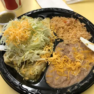 Cheese enchiladas