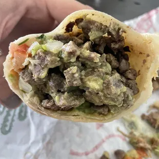 Asada burrito