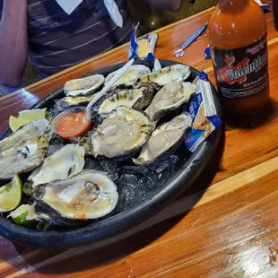 Dozen oysters