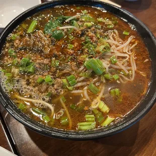 Dan Dan Noodle Soup